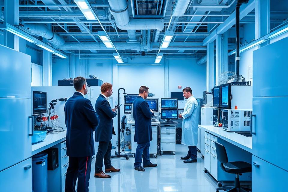 VeeTech laboratory facility in Abu Dhabi
